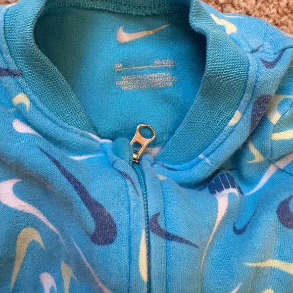 Baby Boys Nike Swooshfetti Sleep & Play Coverall - Picture 5 of 6